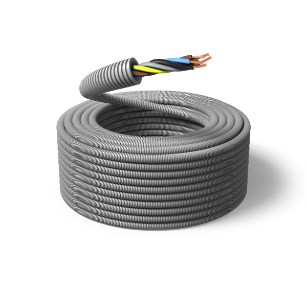 Kabel PM FLEX EQ forhåndslagt, 100 m, tvunnet 5G 1,5 mm², ytre Ø 16 mm