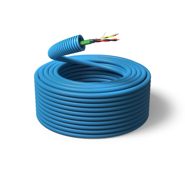 Kabel PM FLEX KNX forhåndslagt, 16 mm x 100 m, 2 x 2 x 0,8 mm² 