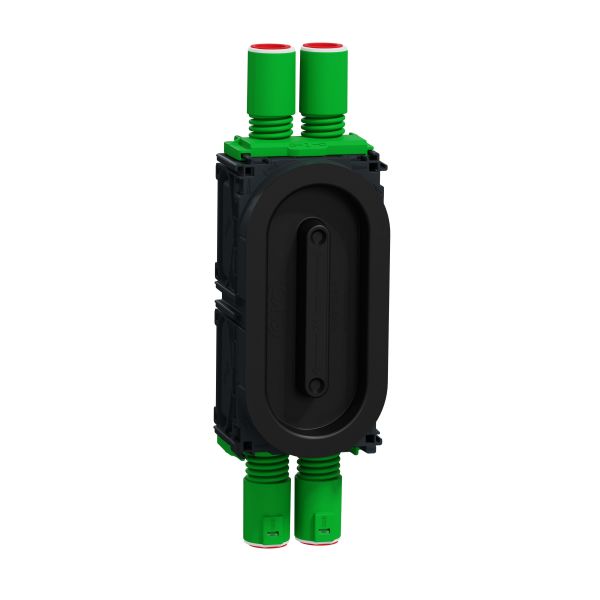Kytkentärasia Schneider Electric IMT80266 palontorjunta, 13 mm, 4-nysäinen Kaksinkertaiseen kytkentärasiaan