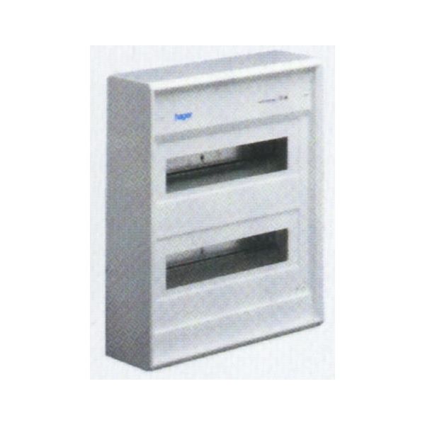 Kapsling Hager VA36N med dør, IP30 3 x 12 moduler