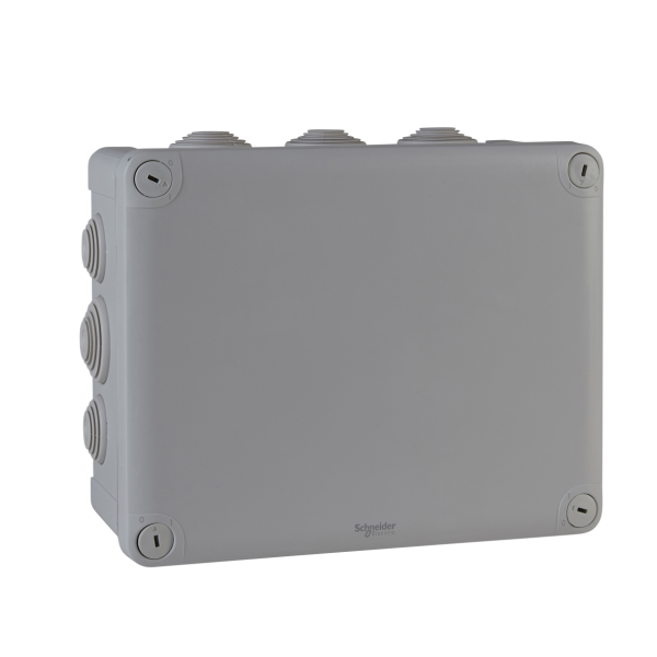 Kytkentärasia Schneider Electric ENN05013 harmaa, ruuvikansi 225x175x100 mm