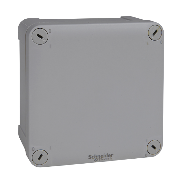 Koblingsboks Schneider Electric ENN05045 grå, glatt, utvendig 105 x 105 x 55 mm