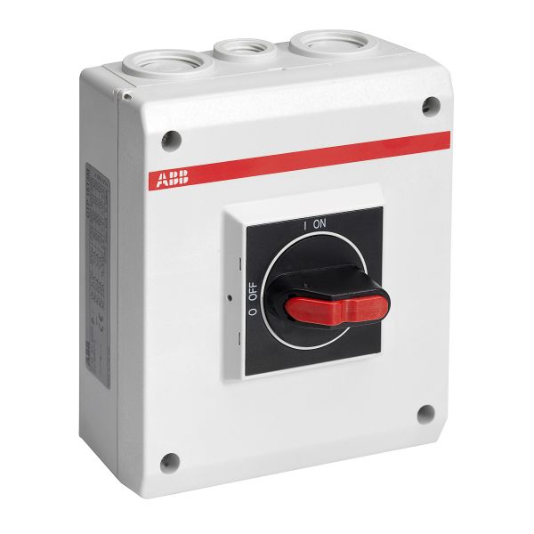 Sikkerhetsbryter ABB OTP25T3M med hjelpekontakt 30 A