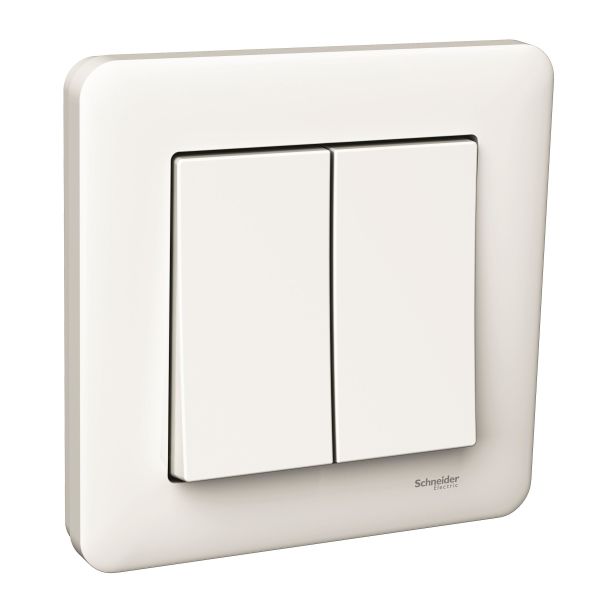 Strömbrytare Schneider Electric WDE002917 med ram, 50-pack Kronomkopplare