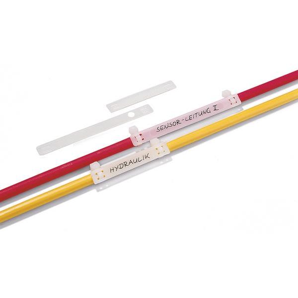Indehaveren Hellermann Tyton 151-41219 Hvid plast, 100-pak 63 mm
