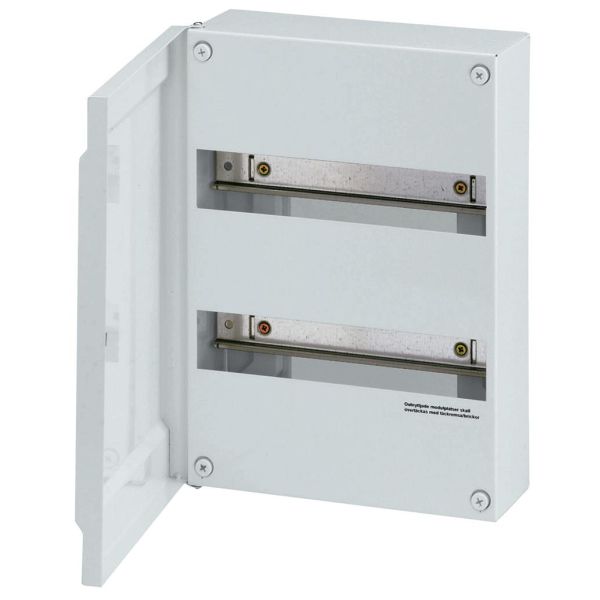 Normkapsling Hager GD313N 13 moduler/rad, utanpåliggande, plåt 3 rader