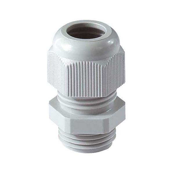 Ruuvattava liitin Rutab 1459528 vaaleanharmaa, IP68 PG21