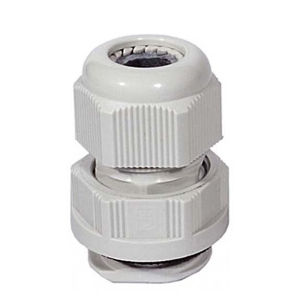 Ruuvattava liitin Rutab 1476263 vaaleanharmaa, IP68 M25