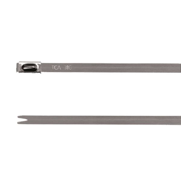 Kabelbindere Hellermann Tyton MBT8H Stål, pakke med 50, 201 x 7,9 mm 