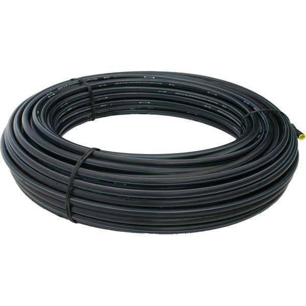 PEM-rør Uponor 1055523 Blå stribe, 300 m rulle 25 x 2,3 mm