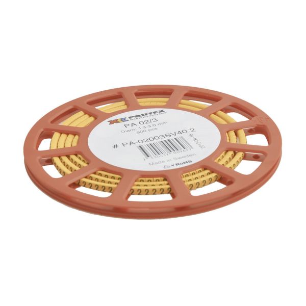 Merkintä Partex PA02402/4 kapea rulla Teksti: 4