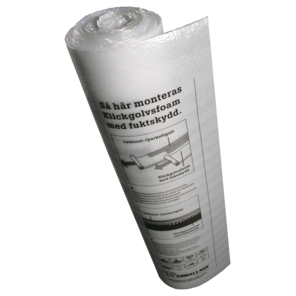 Golvfoam T-Emballage Premiumm MFR 50 x 1,2 m, tjocklek 3 mm 