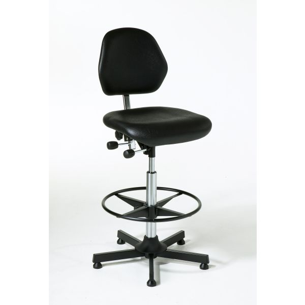 Arbejdsstol Global Stole 601070101 med fodring, 650-900 mm 