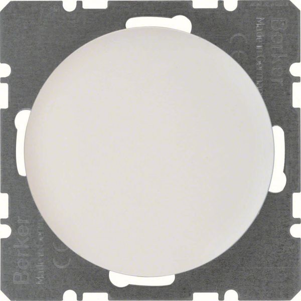 Blindbrikke Hager 10092089 for Berker-serien R.1/R.3 Hvit