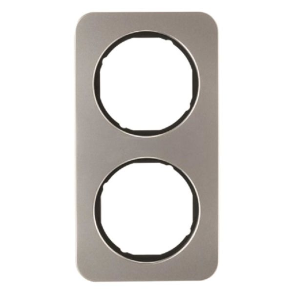 Dekkramme Hager 10122184 2 rom, R.1 Aluminium/svart
