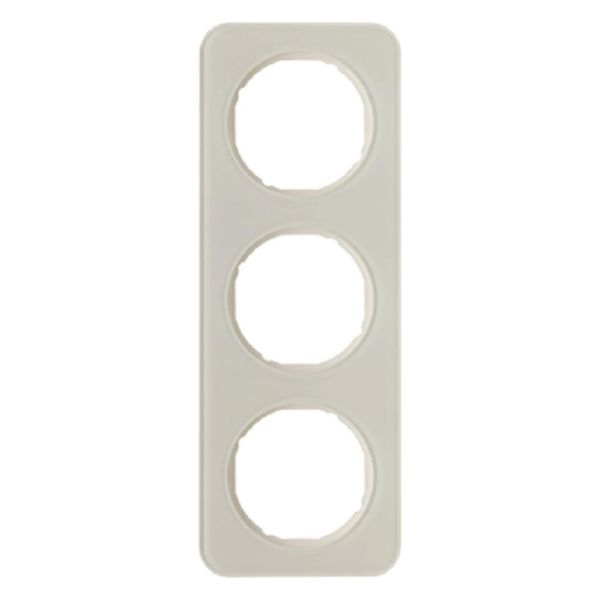 Peitekehys Hager 10132174 3-paikkainen, R.1 Alumiini/valkoinen