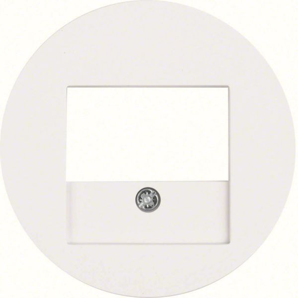 Midtbrikke Hager 10382089 for USB-laderuttakinnsats Hvit