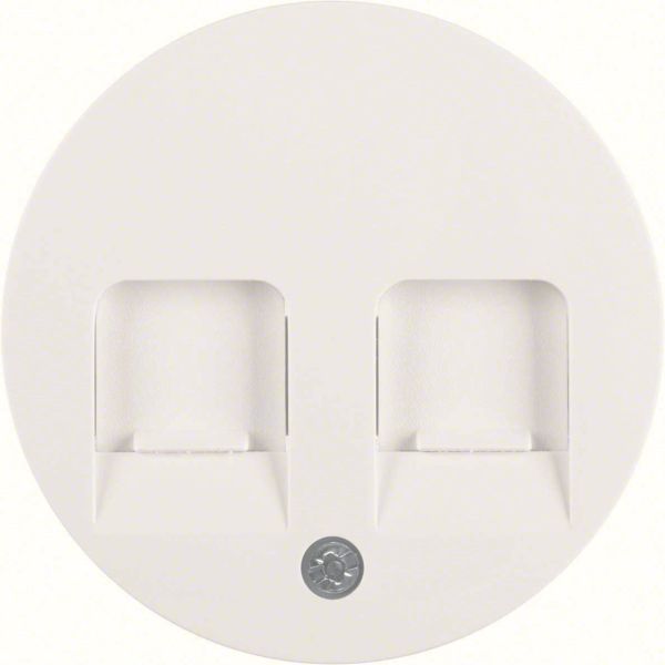 Midtbrikke Hager 11812089 for R.1, R.3 og R.C Hvit, 2 moduler