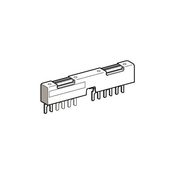 Rinnankytkentäkisko Schneider Electric GV2G345  3-napainen, 45 mm