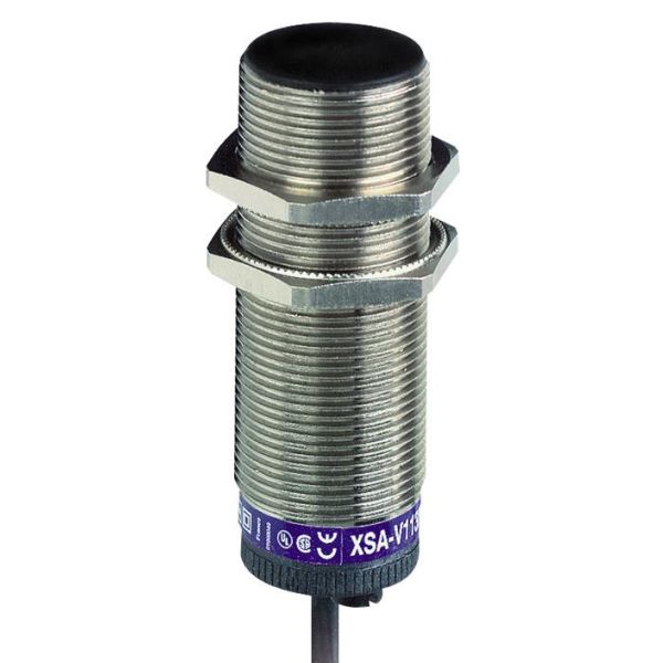 Hastighetsmonitor Telemecanique XSAV12801 AC/DC-forsyning, Ø30 mm 800 Hz, PNP 120-3000 pulser/min