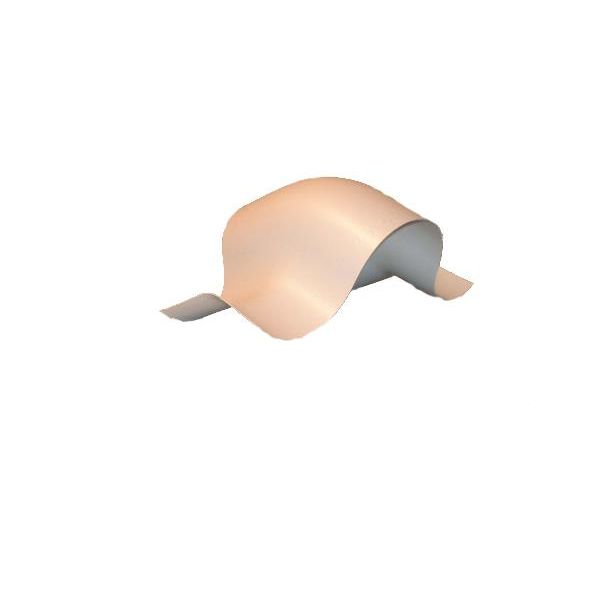 Plastbøjning Danmat Iso Systems 43645154 45°, hvid Ø: 154 mm