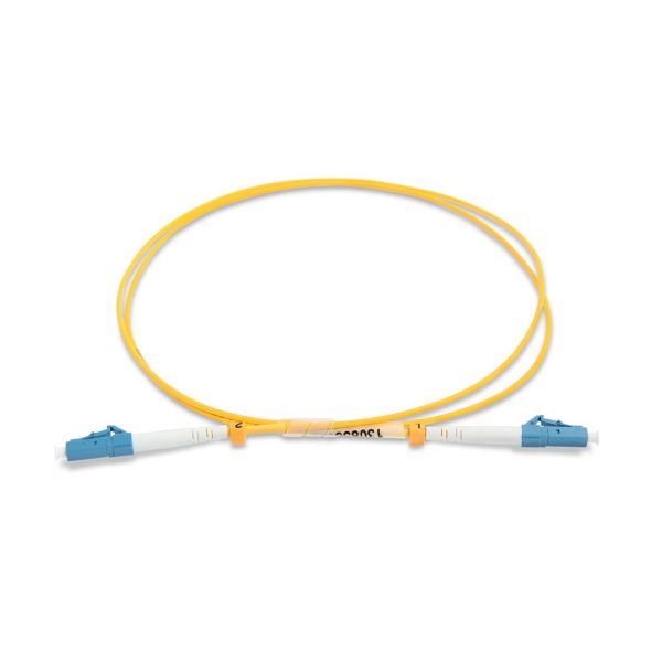 Fiberkabling Eurolan 41E-S1-LC-LC-02U LC x LC-tilkobling, gul 2 m