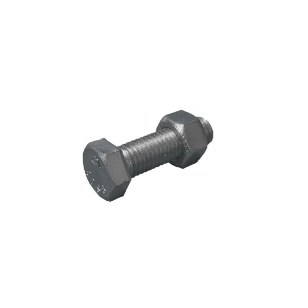 Stålkonstruktionsskrue Stafa 0118600003 12 mm, med møtrik, FZB 8.8, EN 15048 12 x 35 mm, pakke med 100