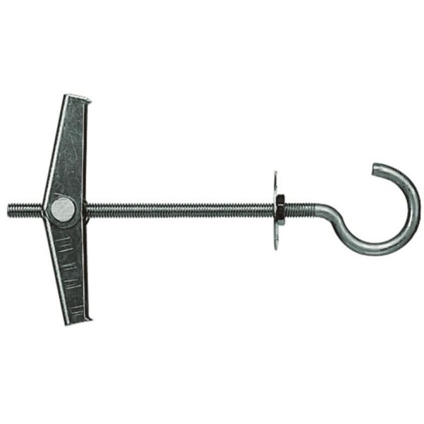 Gipsrawplugs Fischer 80184 med krog KDH4 M4x70 mm, stk. 25