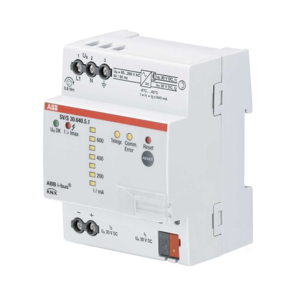 Spänningsaggregat ABB 2CDG110146R0011 med diagnos 640mA, LED-display, extra 30V DC