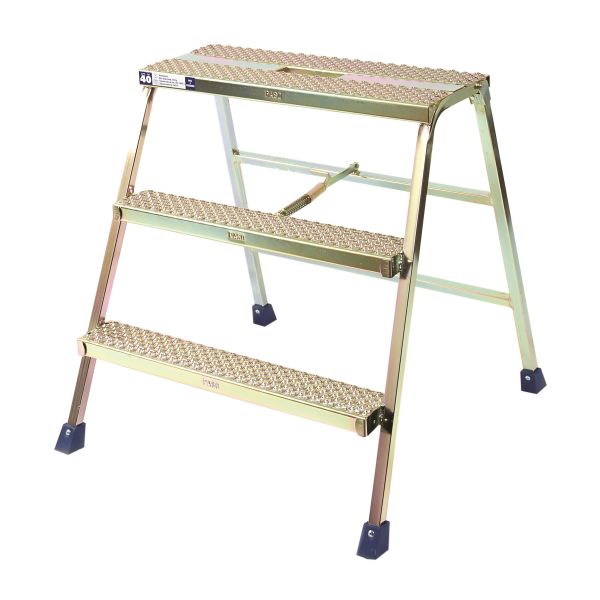 Arbejdsskammel Pa-So Produkter 40 enkelt, 620 mm bred 3 trin
