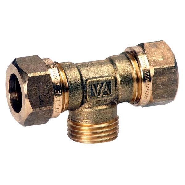 T-stykke Vatette FG0376554 90°, udvendigt gevind, 15 mm x G15 