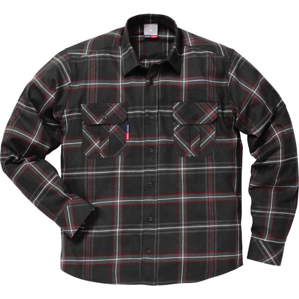 Flannel skjorte Fristads 104986-940 L sort L