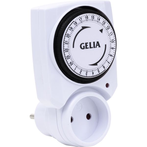 Klokkestrømbryter Gelia 60034020 ujordet, døgn 