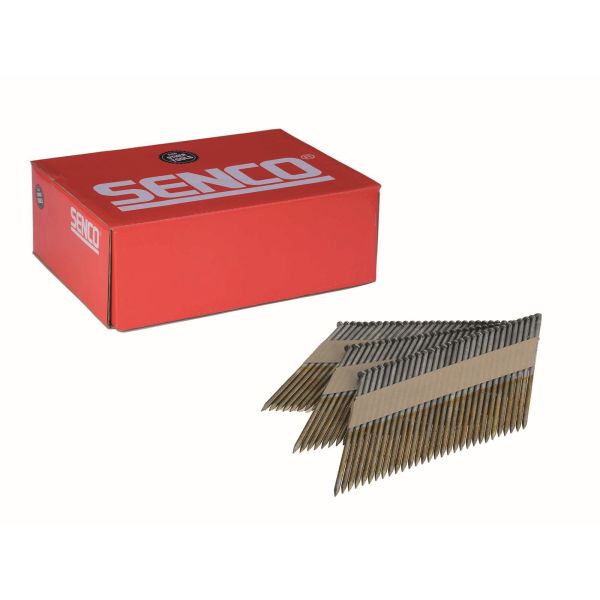 Stavsøm Senco GE57ASBKR 34° diamantspids, kort stang, pakke med 2000 2,9 x 75 mm