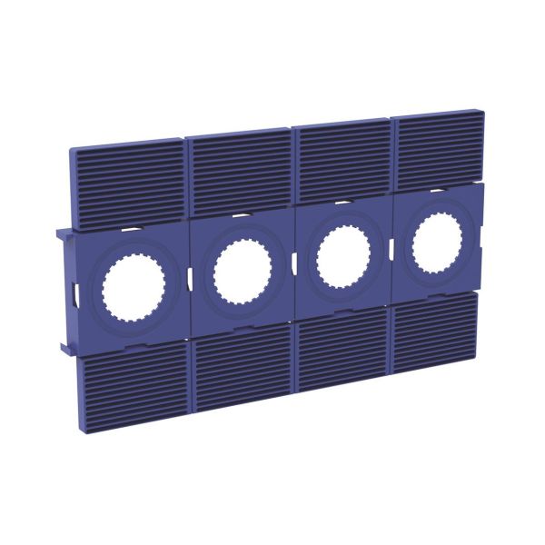 Montageplade Vatette V6  4 tilslutninger