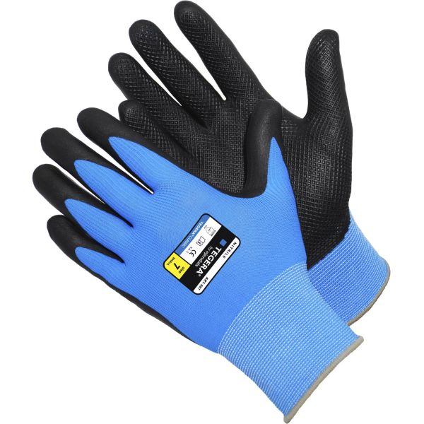 Monteringshandske Tegera 887 nitril, Lycra, polyester 9