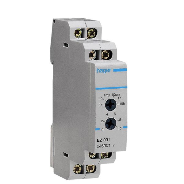 Tidrelä Hager EZN006 10A, 230V AC Multifunktion