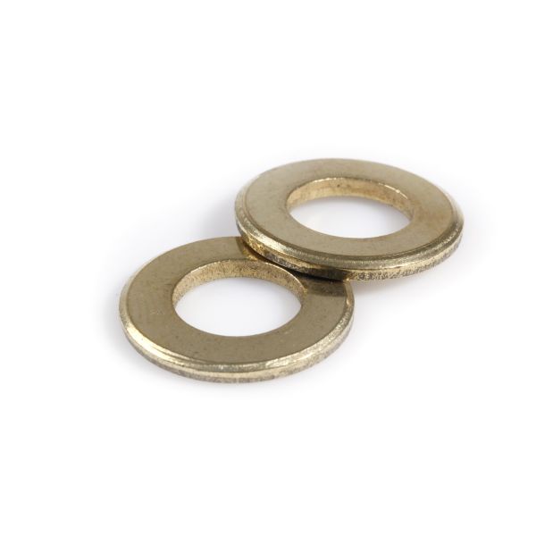 Rundbricka REYHER 001257010064000 BRB, DIN 125 A, mässing 6,4x12x1,6 mm, 1000-pack