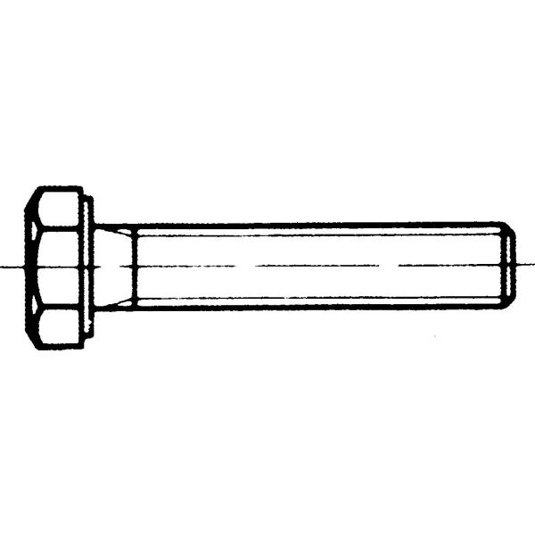 Insexskrue REYHER 009337000100040 M6S, DIN 933, messing Pakke med 10x40H 100