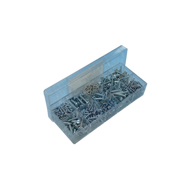 Sortiment af metalskruer Tilka 80174 2,9 x 9,5 - 5,5 x 22, css FZB 