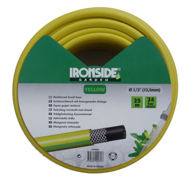 Vandslange Ironside 500227 1/2", krydsforstærket 25 m
