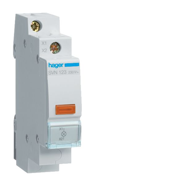 Merkkivalo Hager SVN124 230VAC Sininen