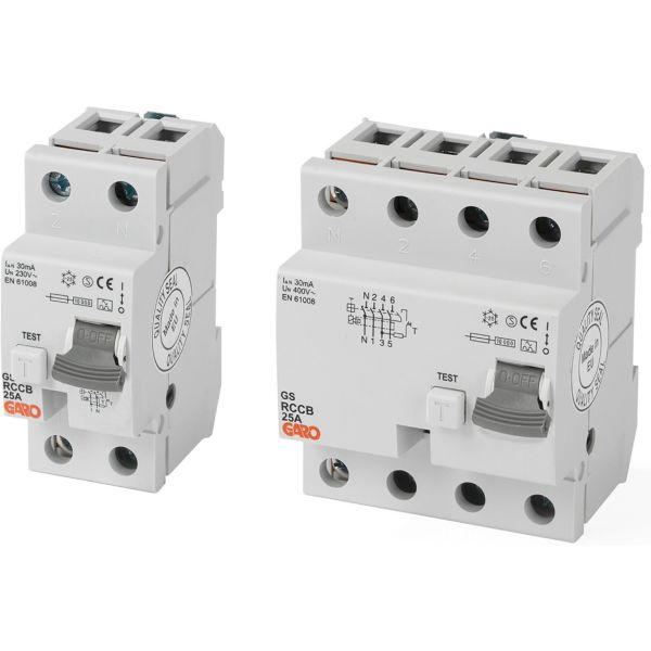 Jordfelsbrytare Garo RCCB GS 63A 300MA 4P 4-polig, 300mA 63A