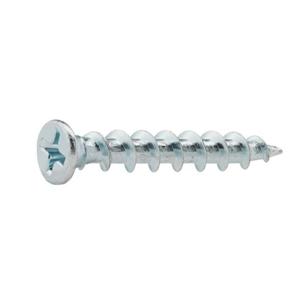 Elmonteringsskrue Grabber EMS32VITC HVIT EMS32VIT 5,0 x 32 100-pakning Hvitlakkert, 100-pakning