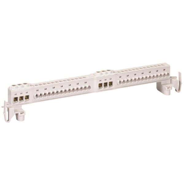 Kokoomakisko Spelsberg 79031701 PE/N-puristuskisko 14 liitäntää