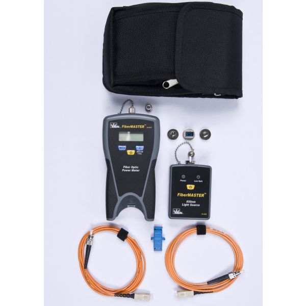 Fibertestere Elma Ideal Fibermaster effektmåler og multimode lyskilde 