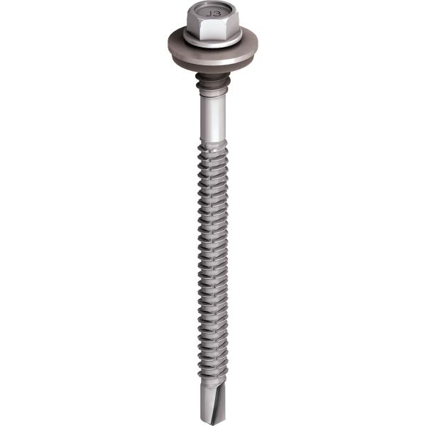 Elementskrue Ejot 306167/E19E rustfri, til stålprofiler, JT3-D 6H5,5/6,3 x 167 mm, pakke med 100