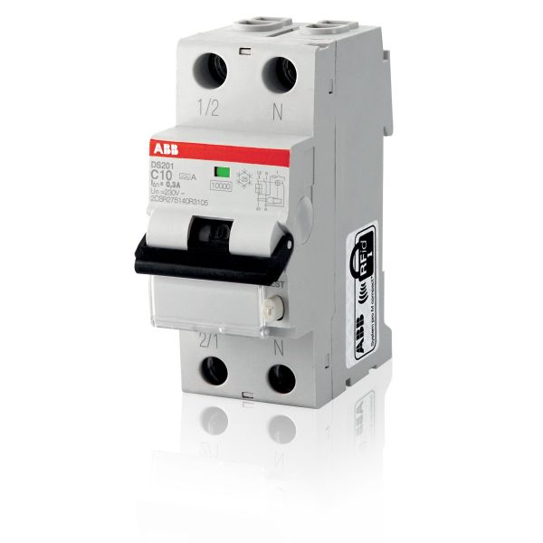 Personskyddsautomat ABB 2CSR255180R1064 6kA, C-karakteristik, typ A DS201 C6 A30