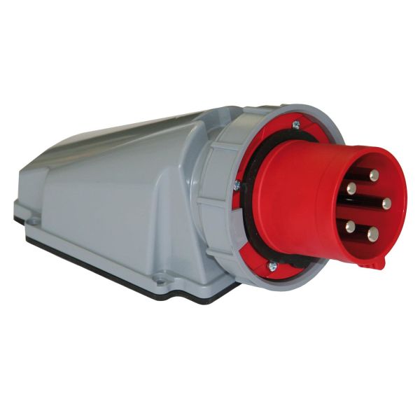 Vegginntak Garo IIV 363-4 S + HI IP67, 4-polet 63 A Gul, 4 h