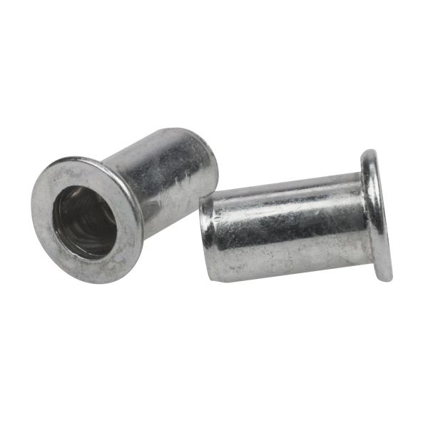 Blindnittemøtrik Ejot 460255 fladt hoved, åbent, ALU. LFCO 35 M8, pakke med 500